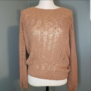 Billabong Women's Brown Crew Neck Sweater